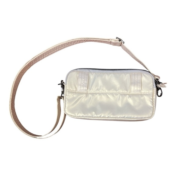 Lug Coupe XL Convertible Crossbody Metallic Champagne NWT - Picture 2 of 10